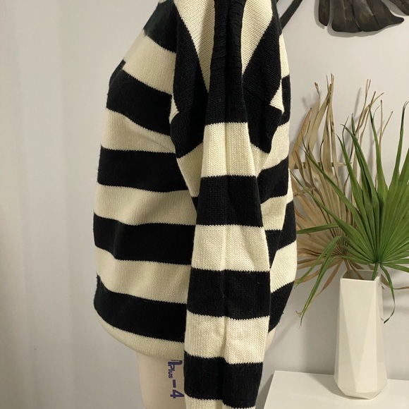 Vintage 80’s stripped sweater Mervyns M/L - Picture 3 of 5